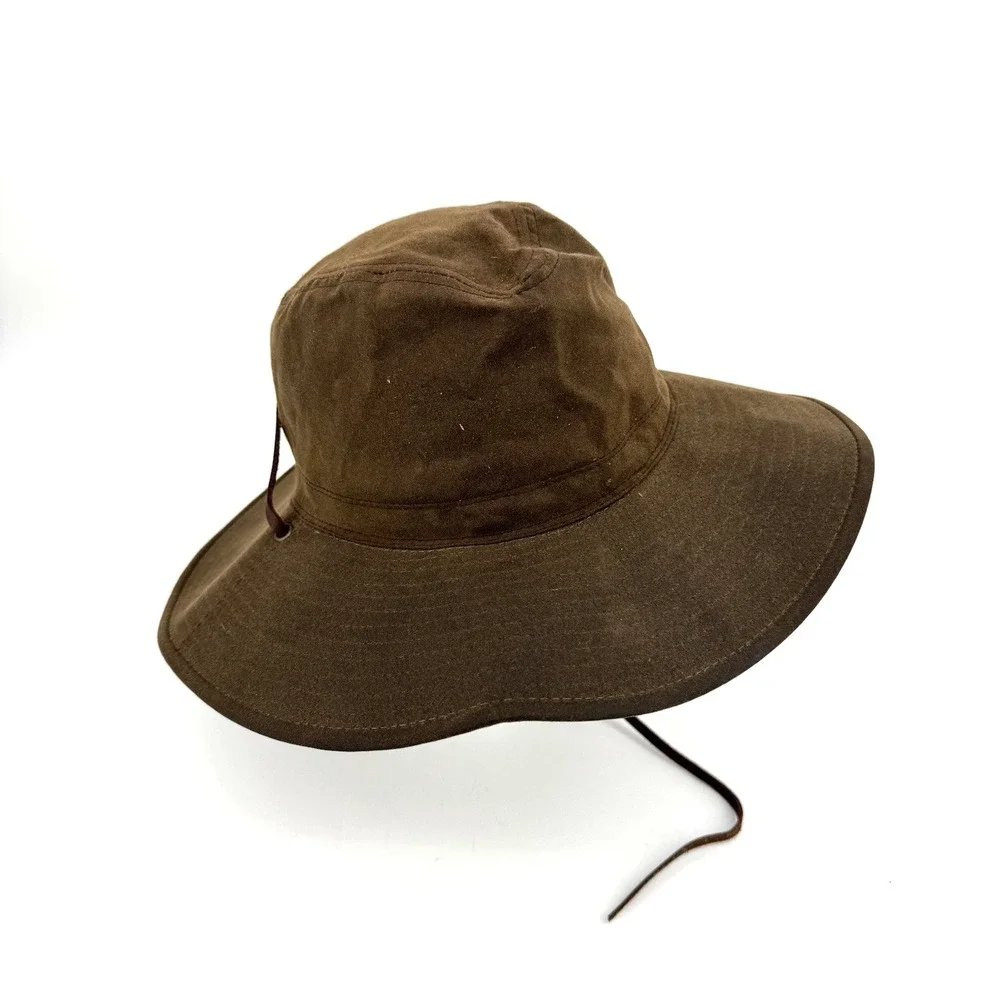 Dorfman Pacific Bucket Hat Size Medium Brown Bendable Indie Jones Style